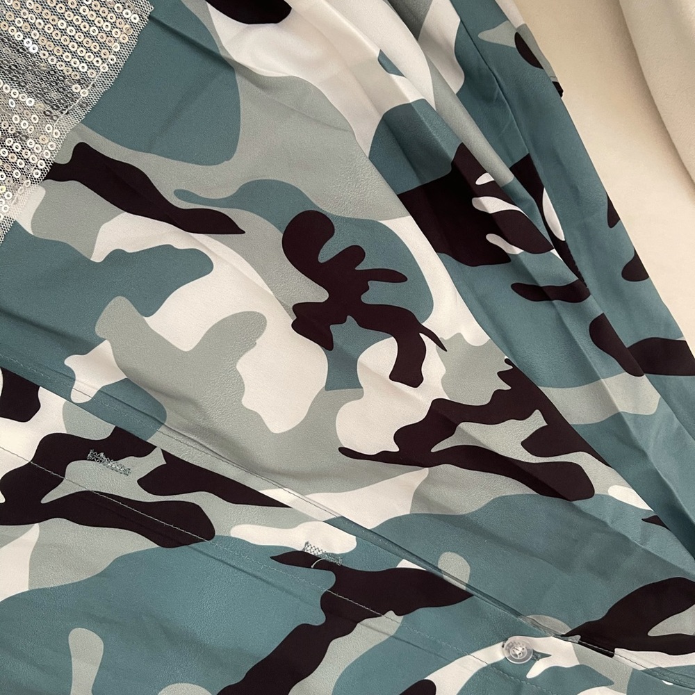 Camouflage Button Down Shirt - Picture 4 of 4